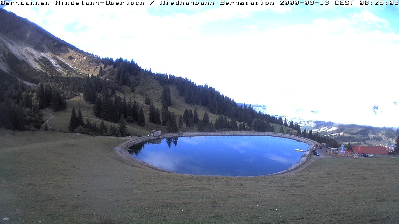Archiv Foto Webcam Bad Hindelang - Bergstation Wiedhag Alpe