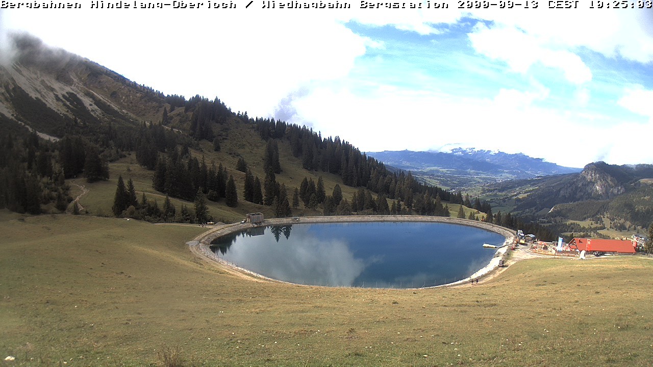 Archiv Foto Webcam Bad Hindelang - Bergstation Wiedhag Alpe