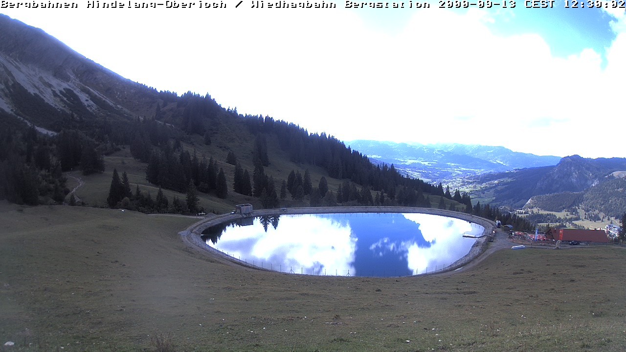 Archiv Foto Webcam Bad Hindelang - Bergstation Wiedhag Alpe