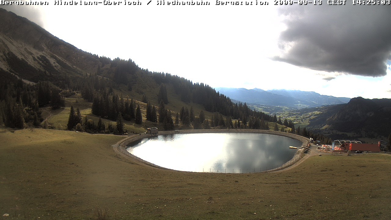 Archiv Foto Webcam Bad Hindelang - Bergstation Wiedhag Alpe