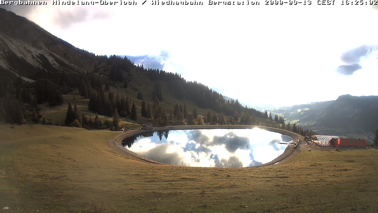 Archiv Foto Webcam Bad Hindelang - Bergstation Wiedhag Alpe