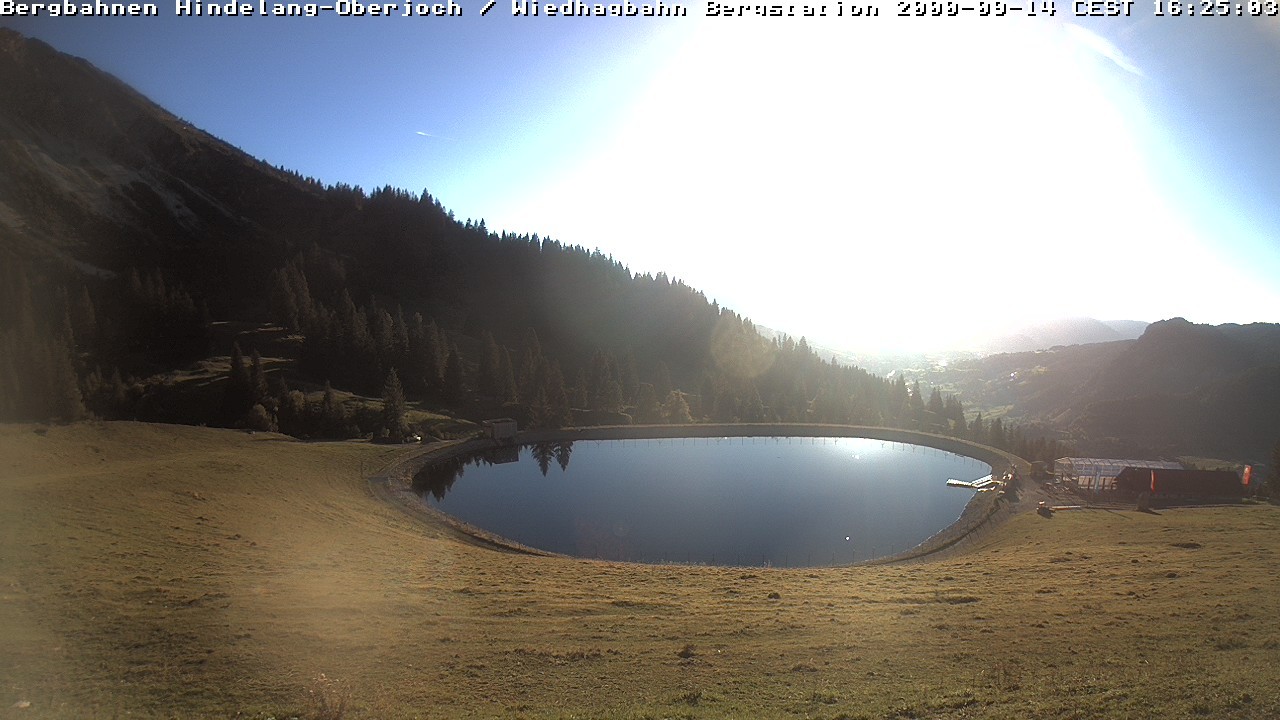 Archiv Foto Webcam Bad Hindelang - Bergstation Wiedhag Alpe