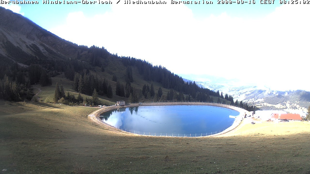 Archiv Foto Webcam Bad Hindelang - Bergstation Wiedhag Alpe