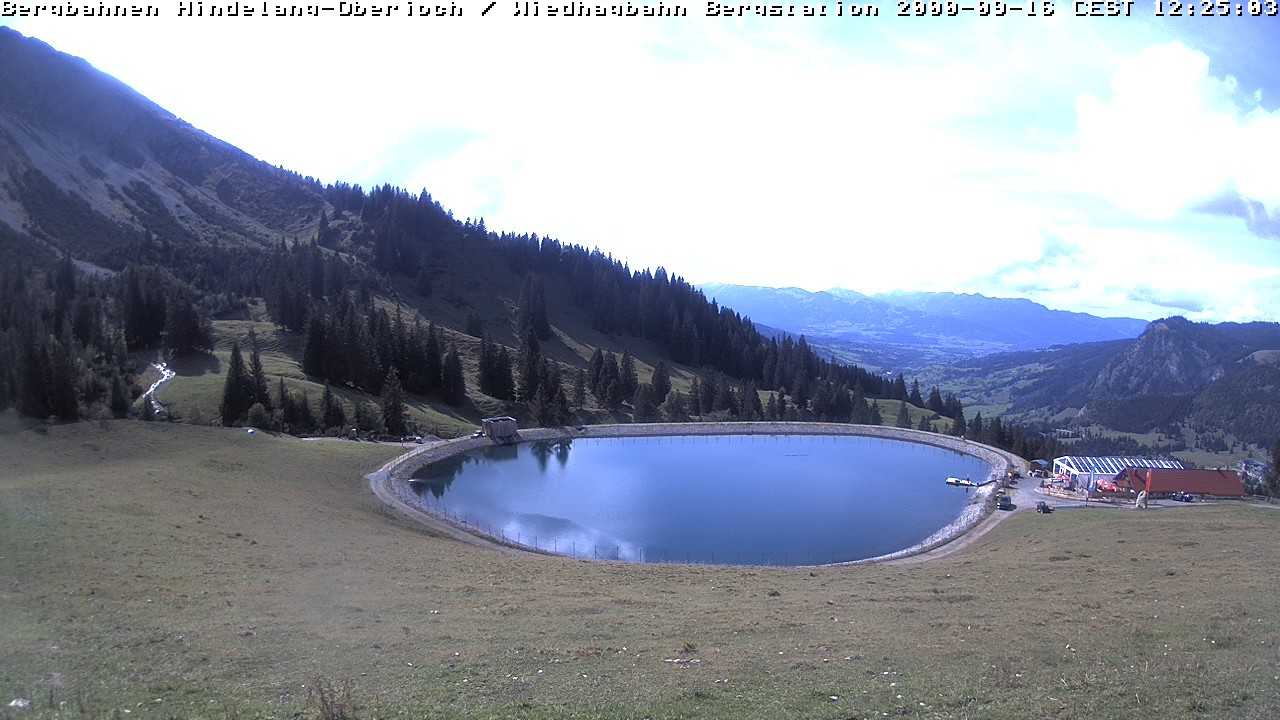 Archiv Foto Webcam Bad Hindelang - Bergstation Wiedhag Alpe