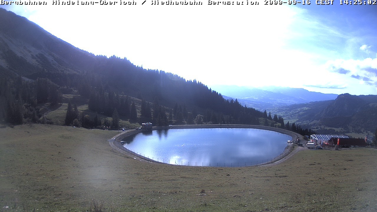 Archiv Foto Webcam Bad Hindelang - Bergstation Wiedhag Alpe