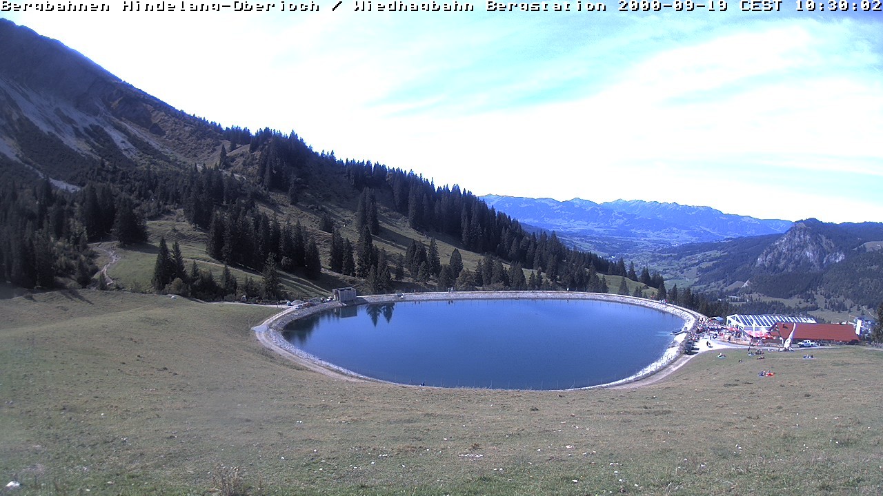 Archiv Foto Webcam Bad Hindelang - Bergstation Wiedhag Alpe