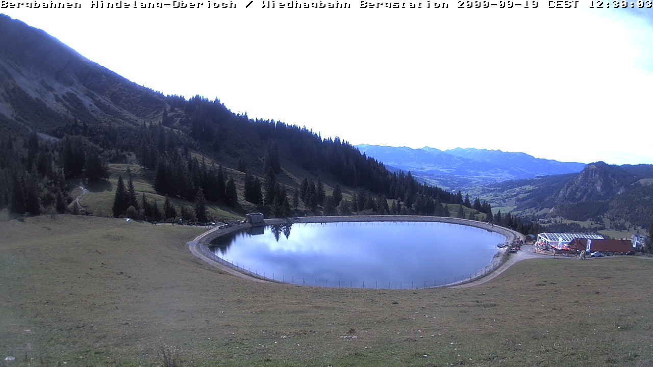 Archiv Foto Webcam Bad Hindelang - Bergstation Wiedhag Alpe