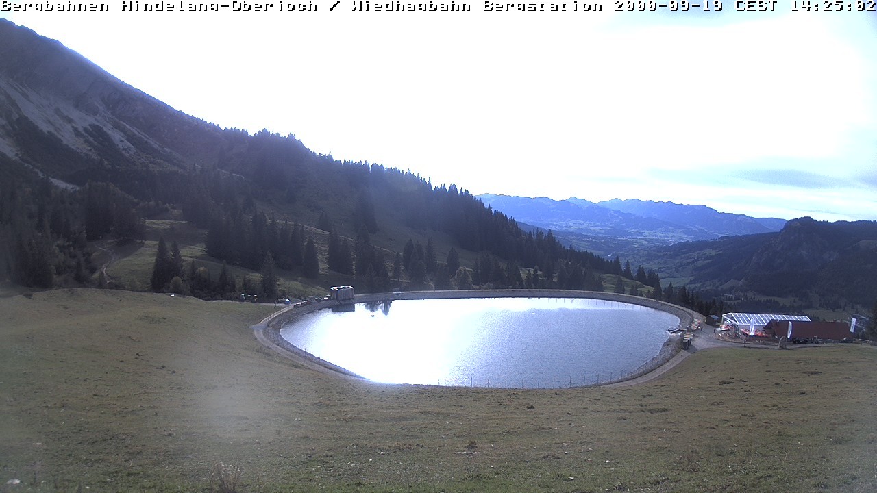 Archiv Foto Webcam Bad Hindelang - Bergstation Wiedhag Alpe