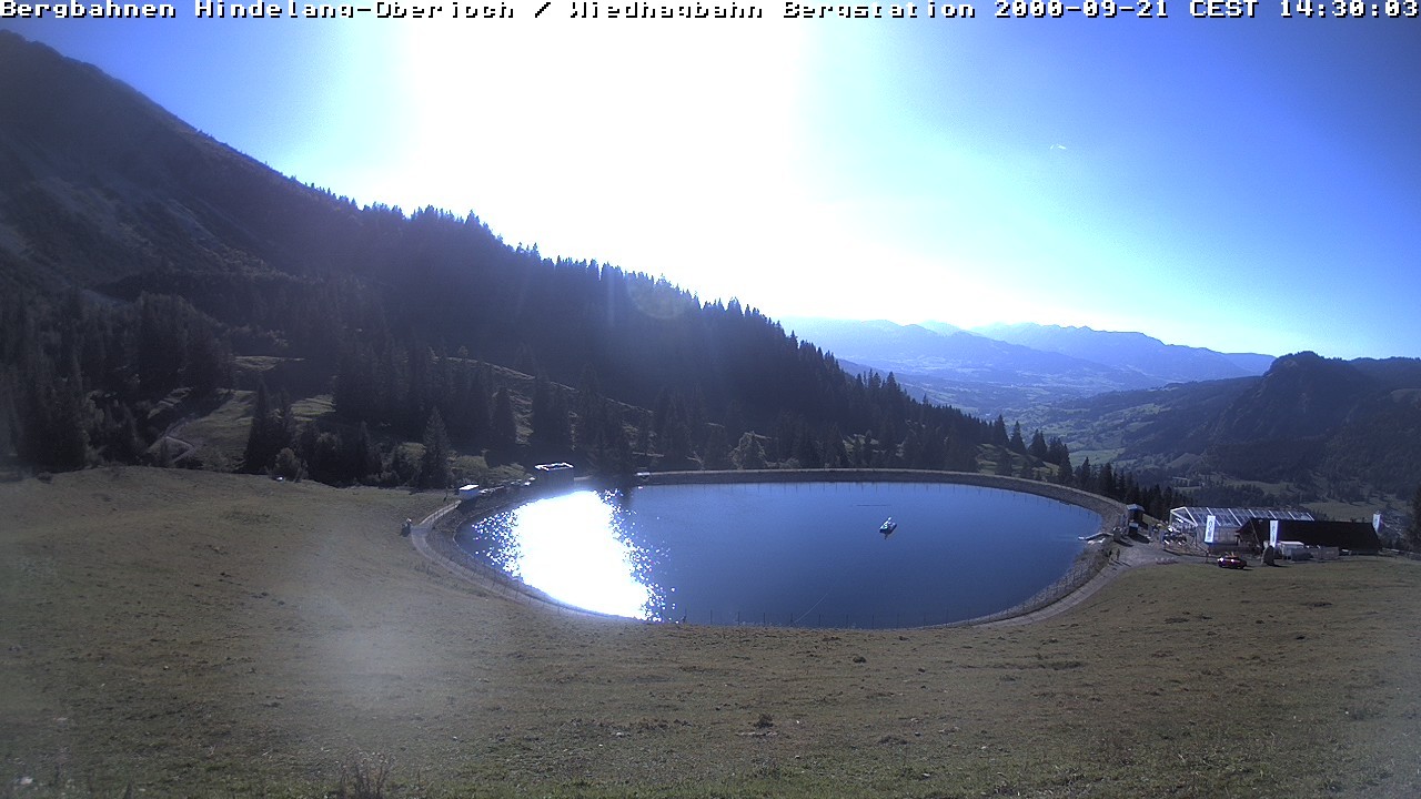 Archiv Foto Webcam Bad Hindelang - Bergstation Wiedhag Alpe