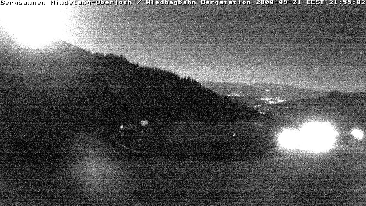 Archiv Foto Webcam Bad Hindelang - Bergstation Wiedhag Alpe
