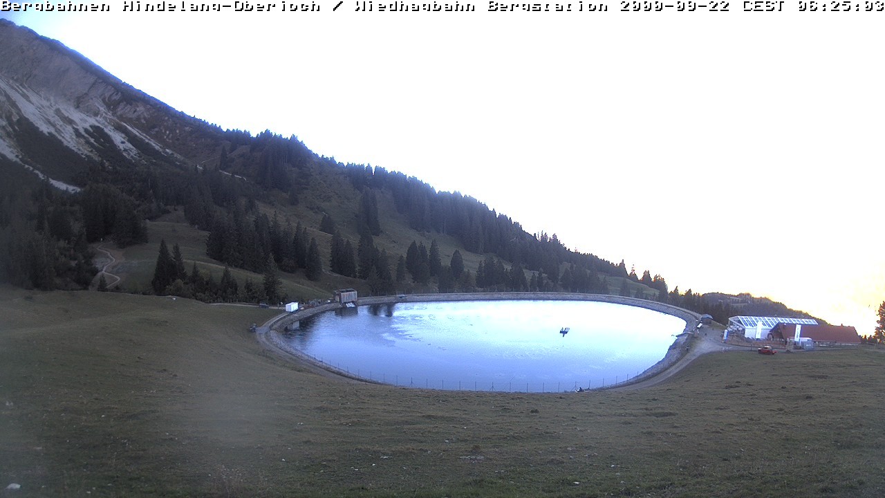 Archiv Foto Webcam Bad Hindelang - Bergstation Wiedhag Alpe