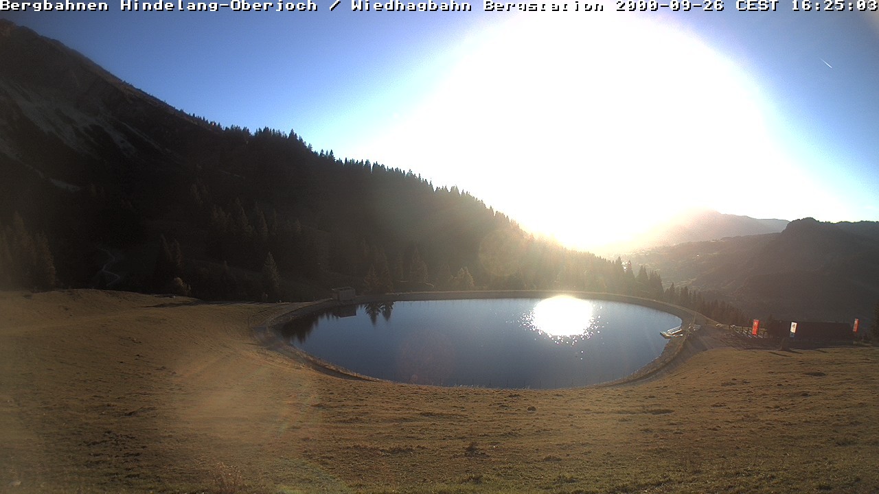 Archiv Foto Webcam Bad Hindelang - Bergstation Wiedhag Alpe