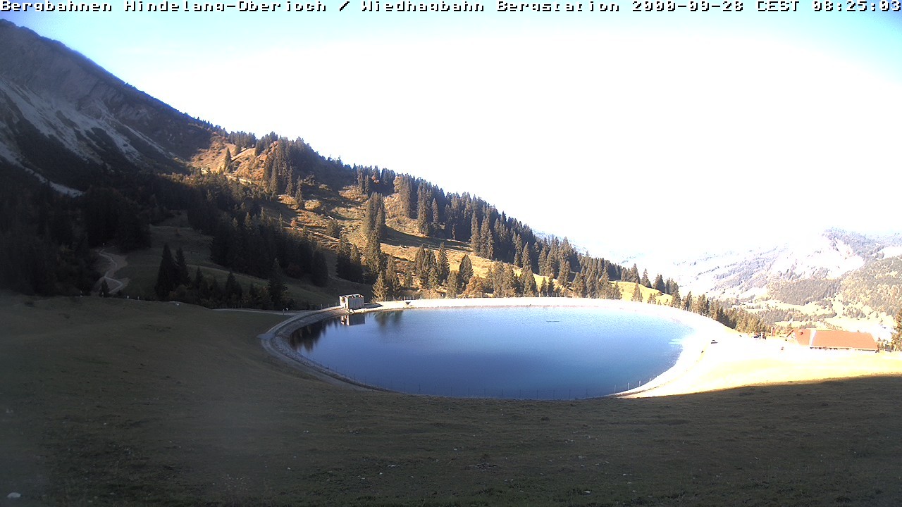 Archiv Foto Webcam Bad Hindelang - Bergstation Wiedhag Alpe