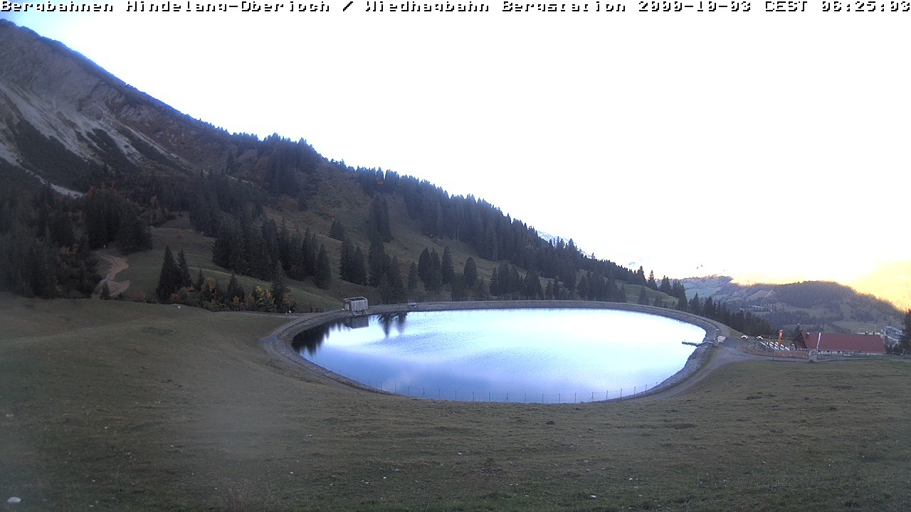 Archiv Foto Webcam Bad Hindelang - Bergstation Wiedhag Alpe