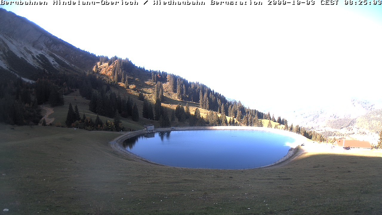 Archiv Foto Webcam Bad Hindelang - Bergstation Wiedhag Alpe