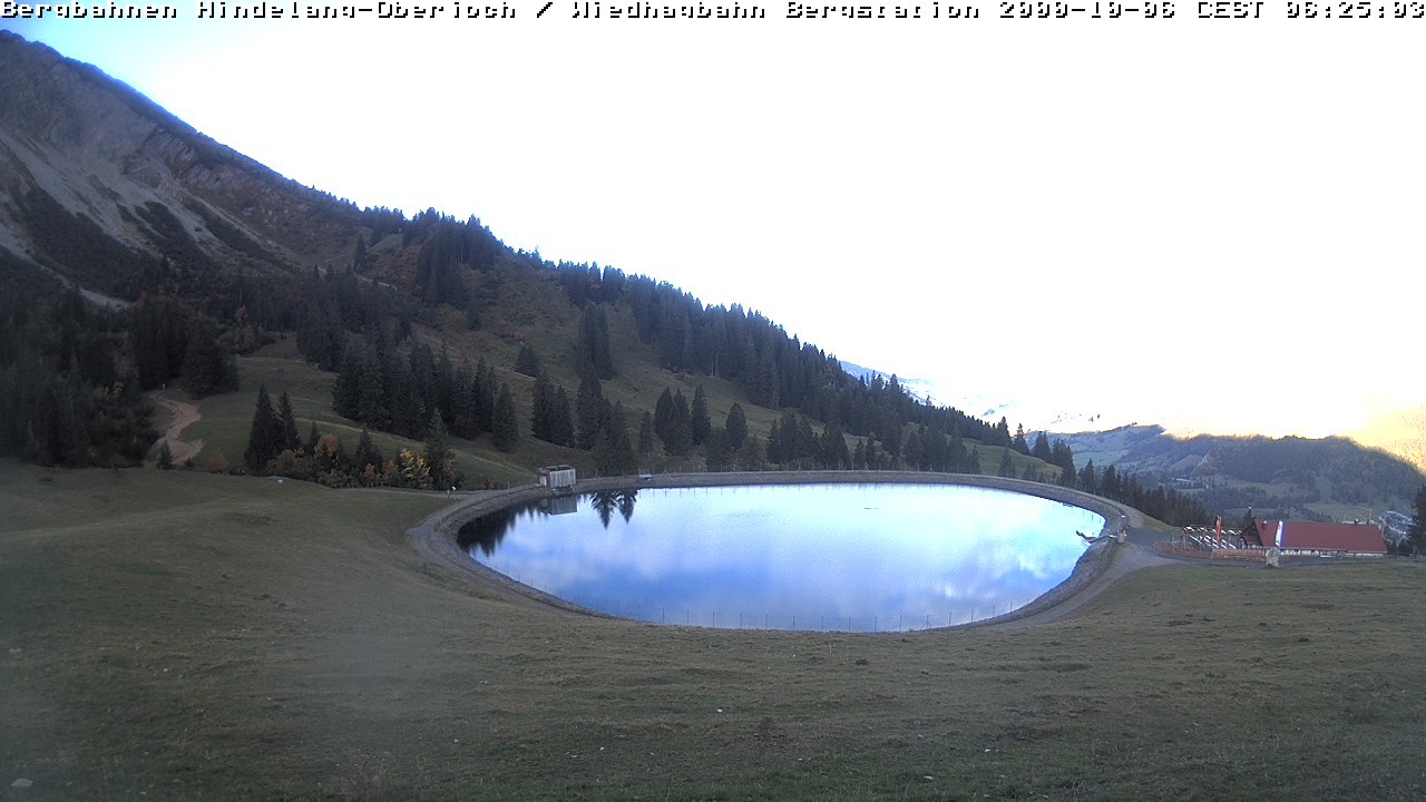 Archiv Foto Webcam Bad Hindelang - Bergstation Wiedhag Alpe