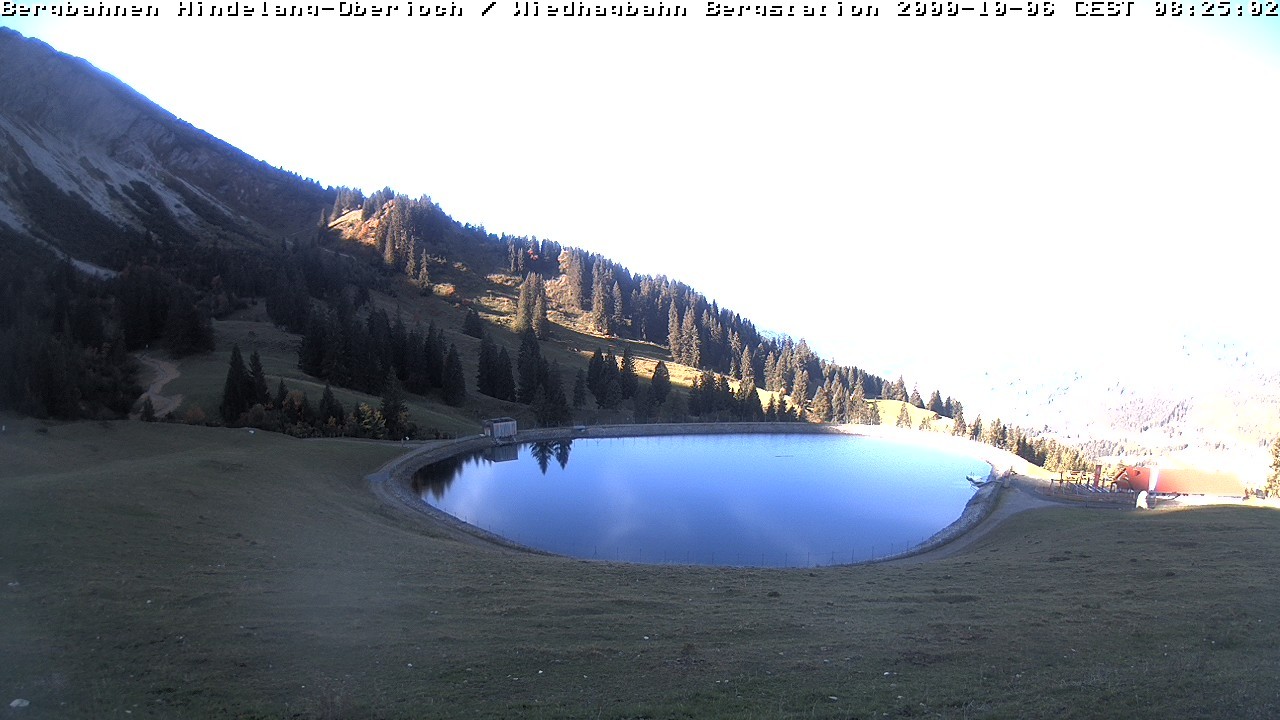 Archiv Foto Webcam Bad Hindelang - Bergstation Wiedhag Alpe