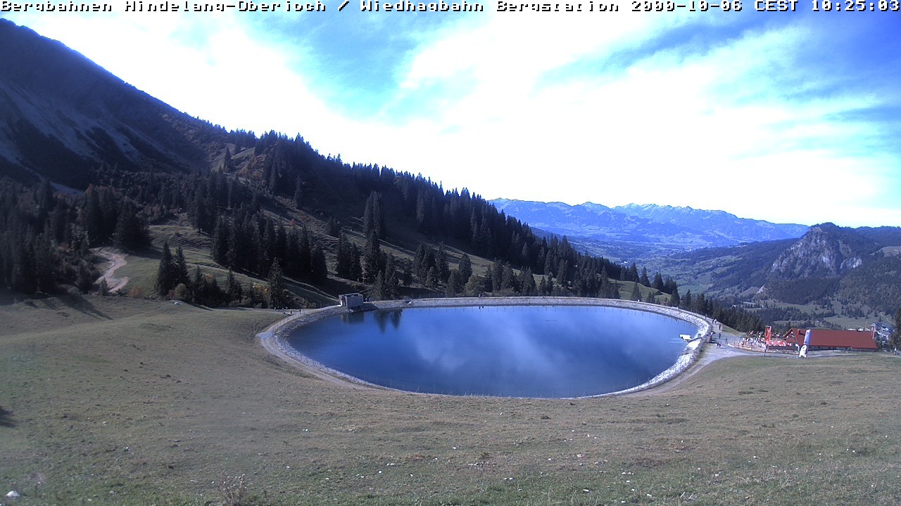 Archiv Foto Webcam Bad Hindelang - Bergstation Wiedhag Alpe