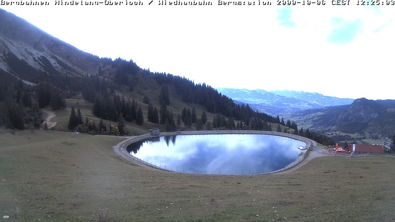 Archiv Foto Webcam Bad Hindelang - Bergstation Wiedhag Alpe