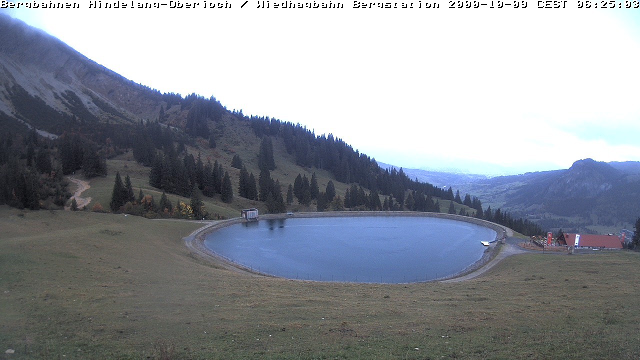 Archiv Foto Webcam Bad Hindelang - Bergstation Wiedhag Alpe