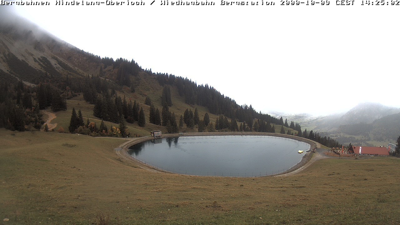 Archiv Foto Webcam Bad Hindelang - Bergstation Wiedhag Alpe