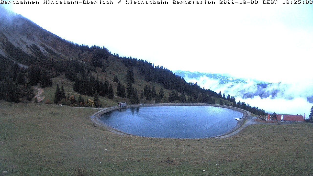 Archiv Foto Webcam Bad Hindelang - Bergstation Wiedhag Alpe