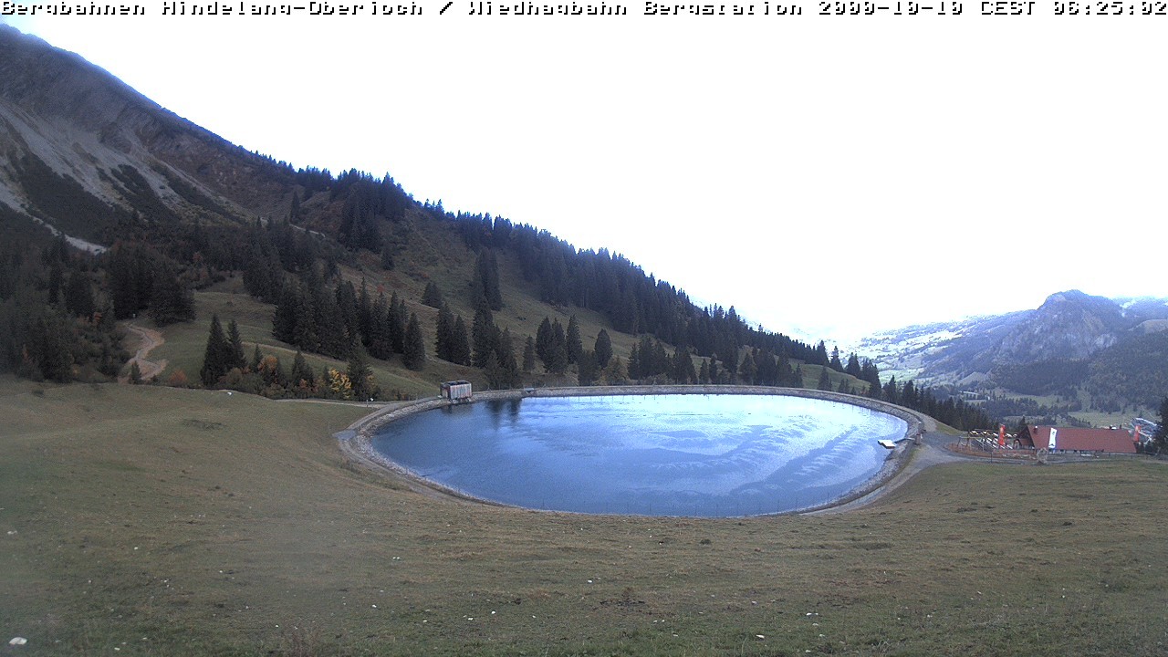 Archiv Foto Webcam Bad Hindelang - Bergstation Wiedhag Alpe
