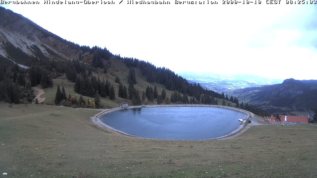 Archiv Foto Webcam Bad Hindelang - Bergstation Wiedhag Alpe