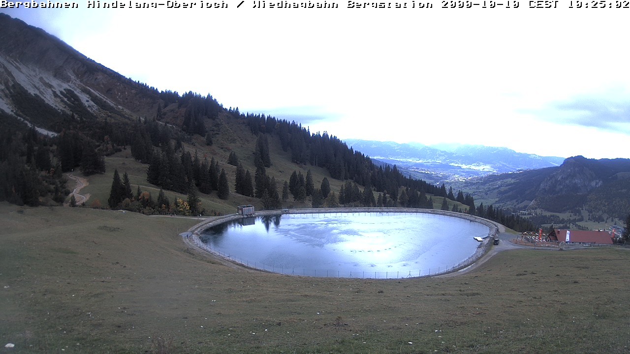 Archiv Foto Webcam Bad Hindelang - Bergstation Wiedhag Alpe