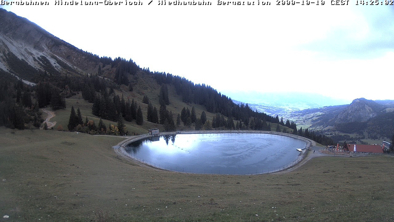Archiv Foto Webcam Bad Hindelang - Bergstation Wiedhag Alpe