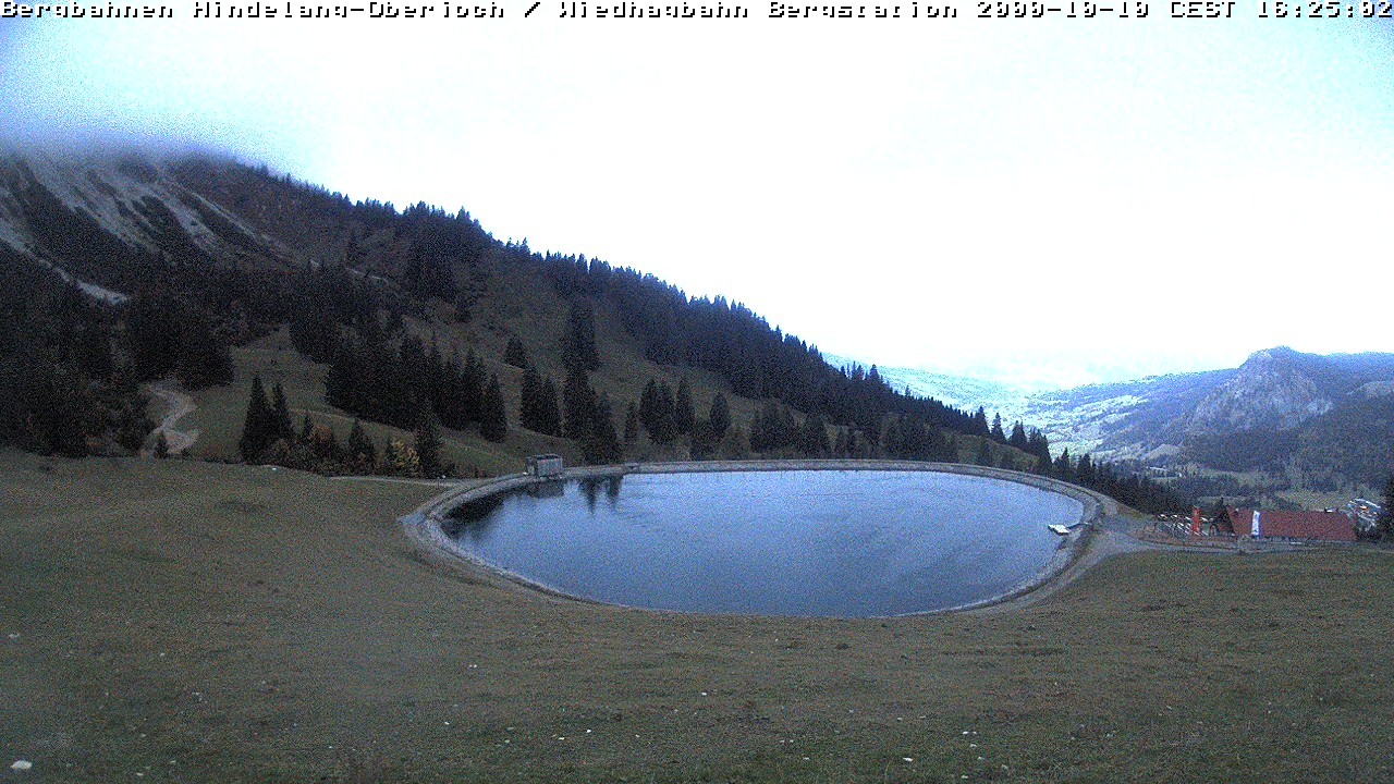 Archiv Foto Webcam Bad Hindelang - Bergstation Wiedhag Alpe