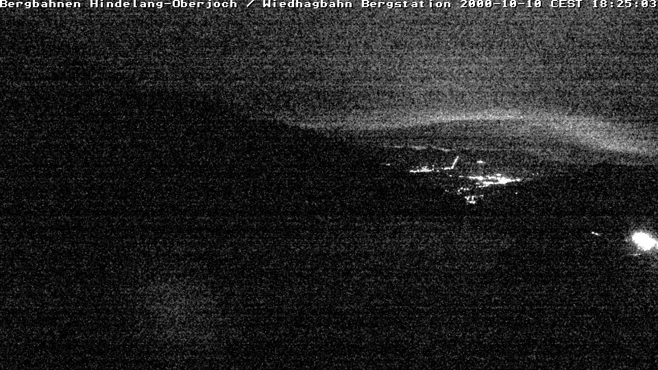 Archiv Foto Webcam Bad Hindelang - Bergstation Wiedhag Alpe