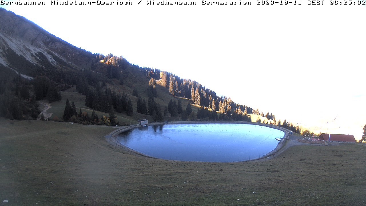 Archiv Foto Webcam Bad Hindelang - Bergstation Wiedhag Alpe