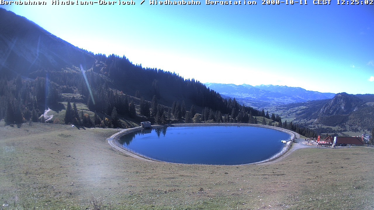 Archiv Foto Webcam Bad Hindelang - Bergstation Wiedhag Alpe