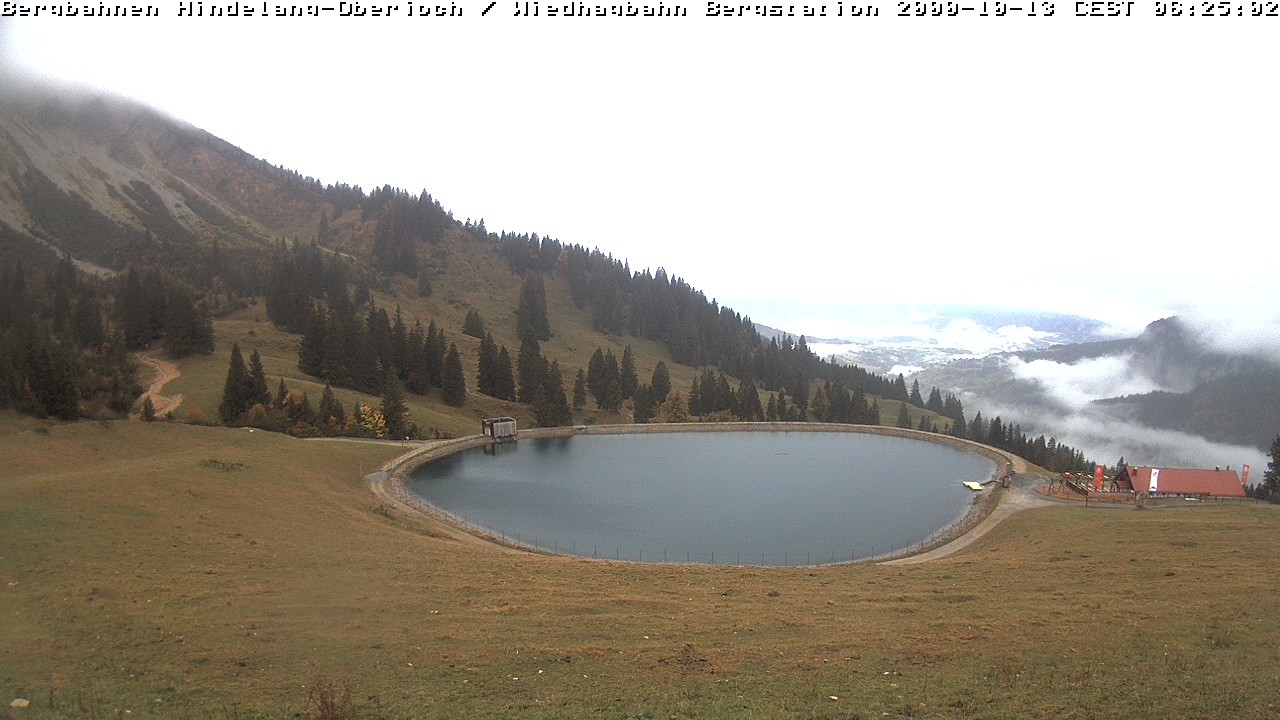 Archiv Foto Webcam Bad Hindelang - Bergstation Wiedhag Alpe