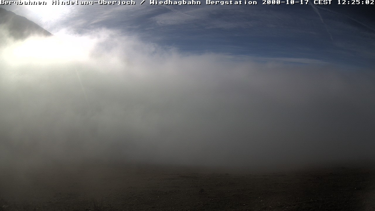 Archiv Foto Webcam Bad Hindelang - Bergstation Wiedhag Alpe