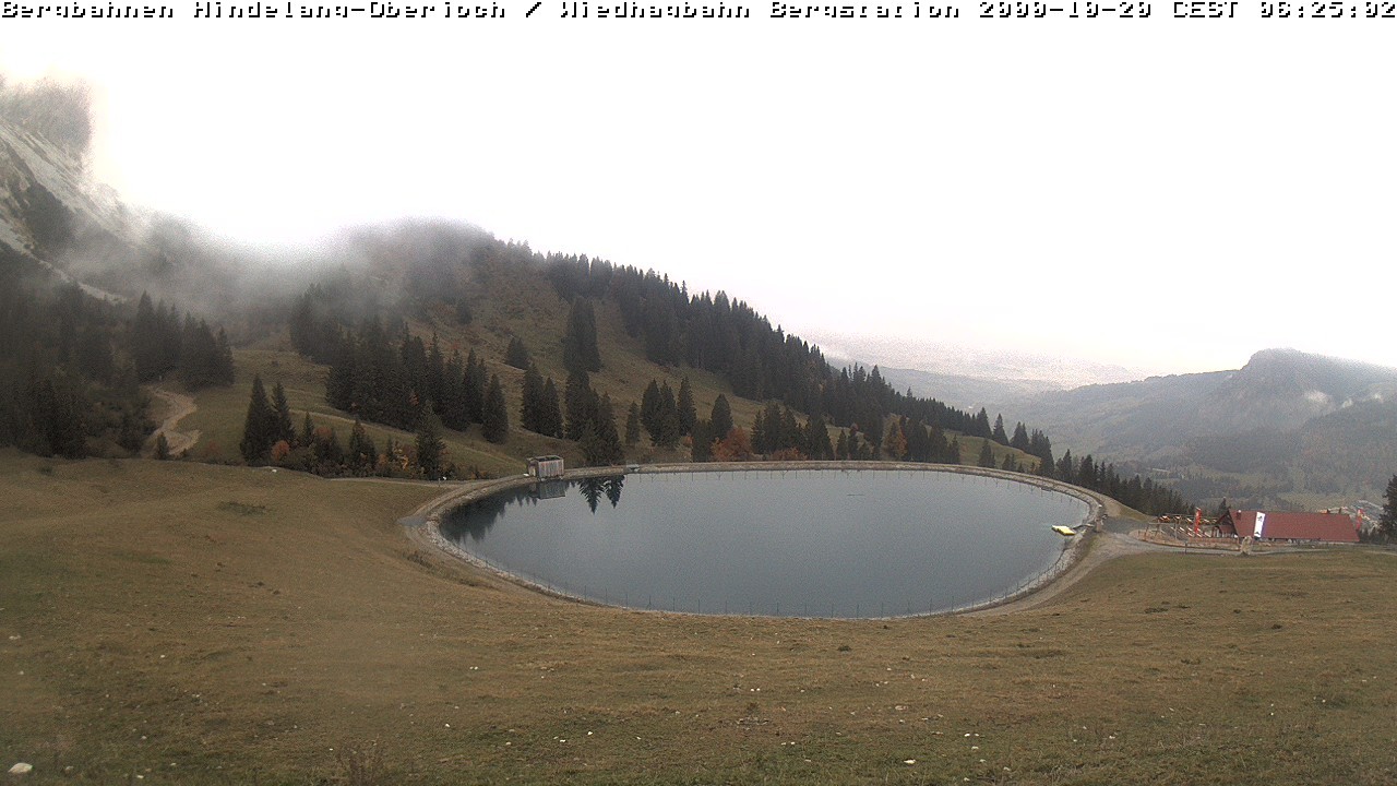 Archiv Foto Webcam Bad Hindelang - Bergstation Wiedhag Alpe