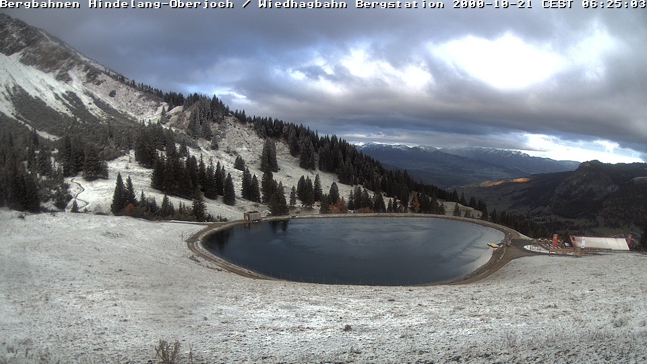 Archiv Foto Webcam Bad Hindelang - Bergstation Wiedhag Alpe