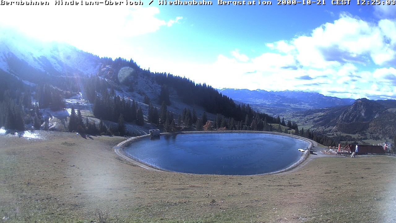 Archiv Foto Webcam Bad Hindelang - Bergstation Wiedhag Alpe