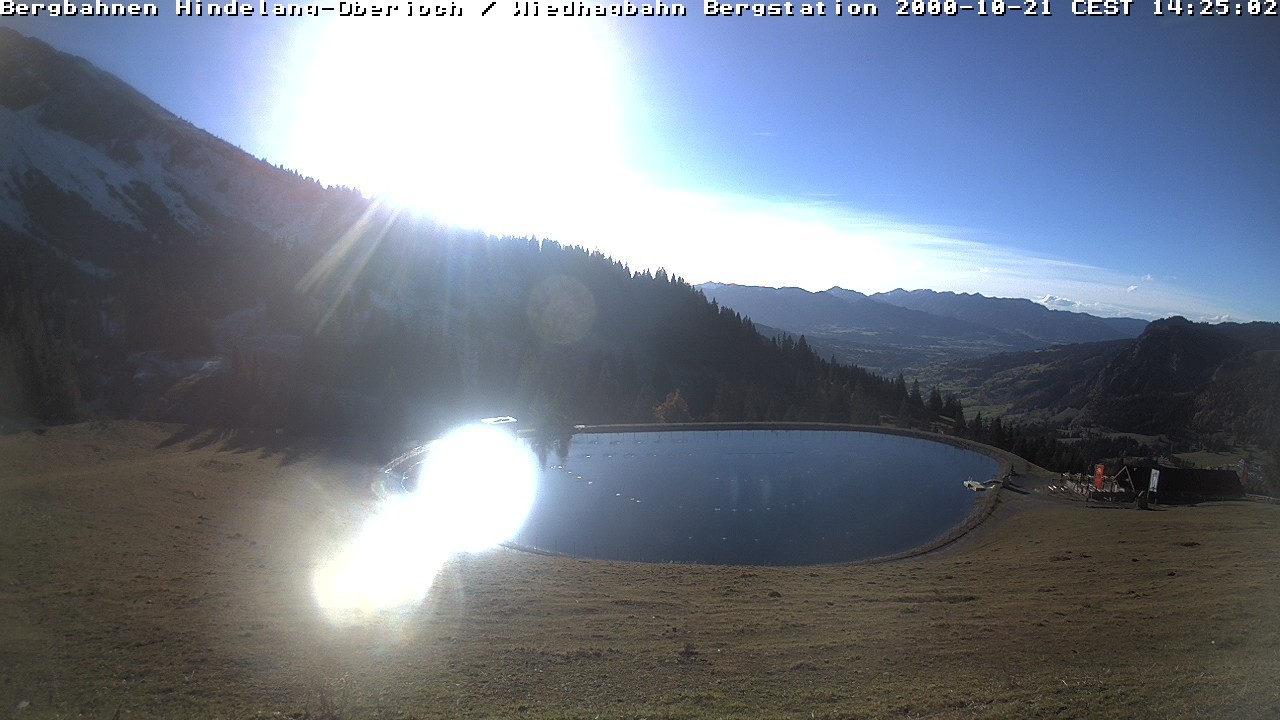 Archiv Foto Webcam Bad Hindelang - Bergstation Wiedhag Alpe