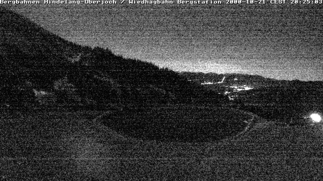 Archiv Foto Webcam Bad Hindelang - Bergstation Wiedhag Alpe