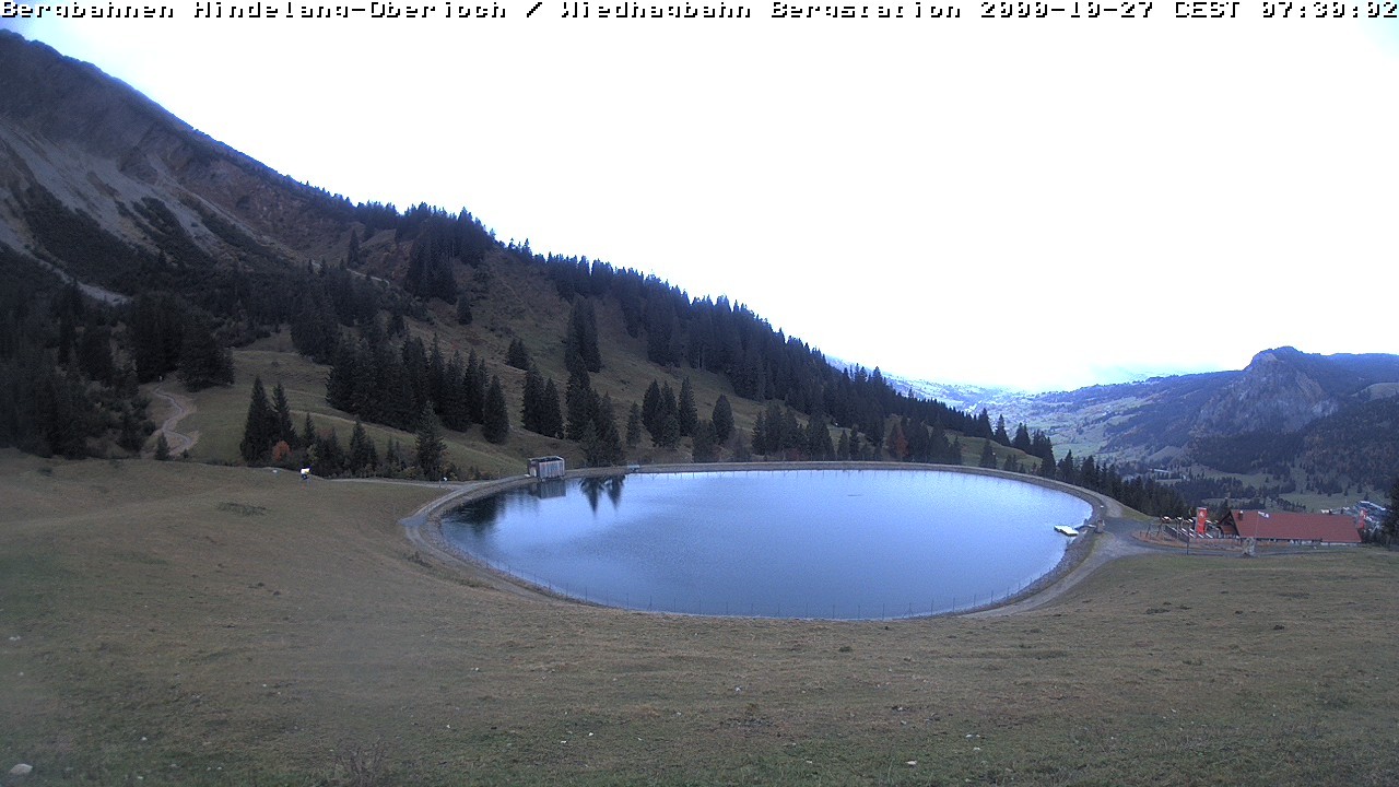 Archiv Foto Webcam Bad Hindelang - Bergstation Wiedhag Alpe