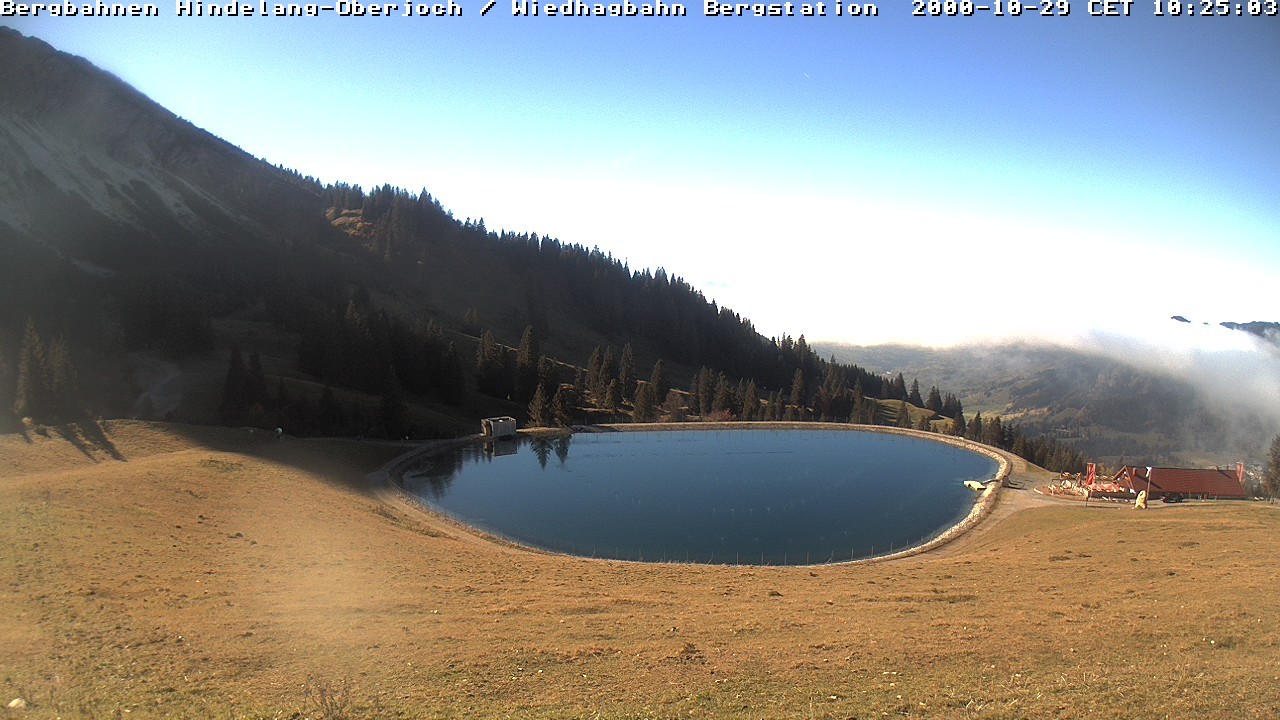 Archiv Foto Webcam Bad Hindelang - Bergstation Wiedhag Alpe
