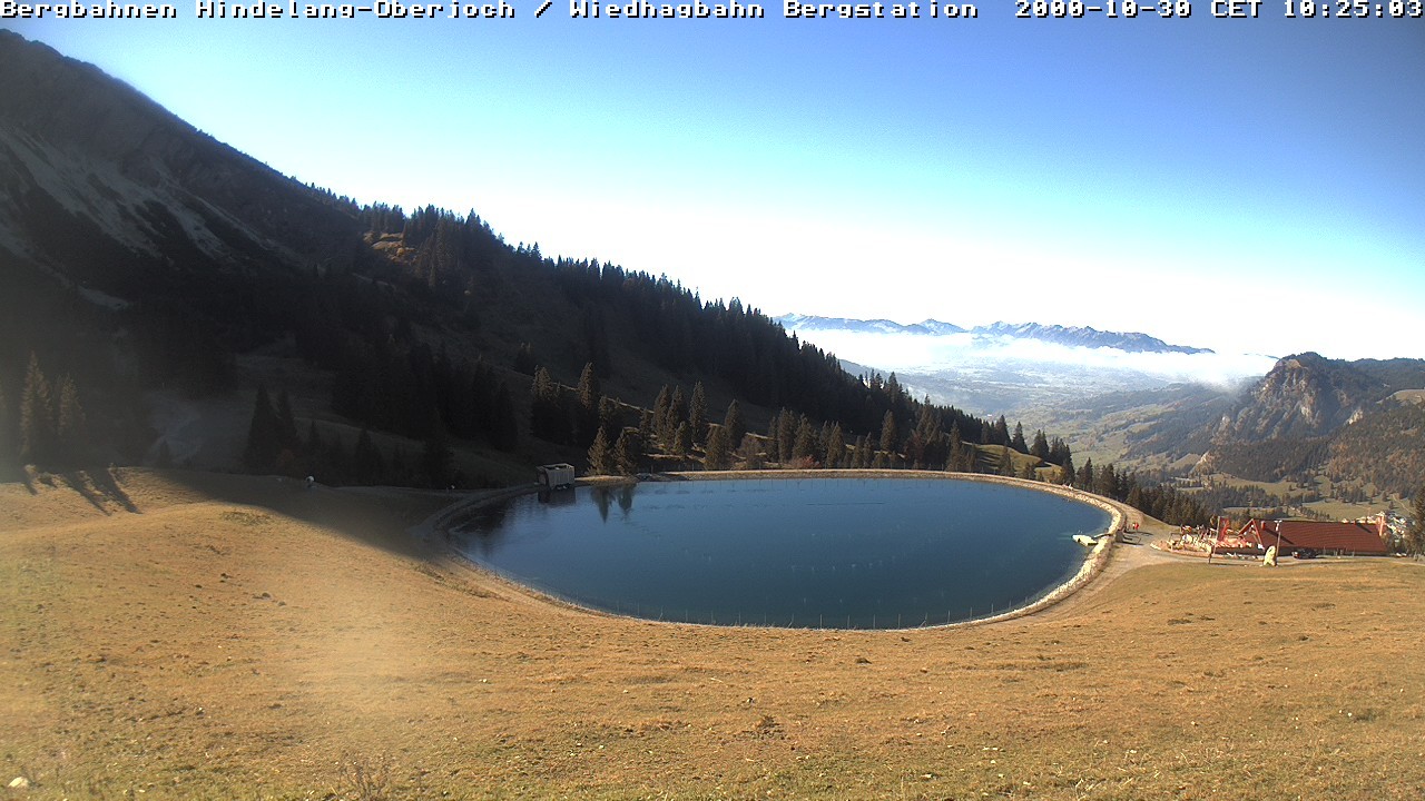 Archiv Foto Webcam Bad Hindelang - Bergstation Wiedhag Alpe
