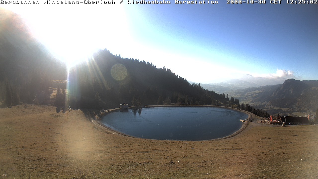 Archiv Foto Webcam Bad Hindelang - Bergstation Wiedhag Alpe