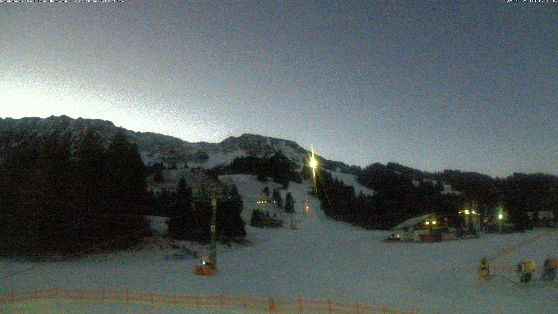 Archiv Foto Webcam Oberjoch - Blick zum Iseler