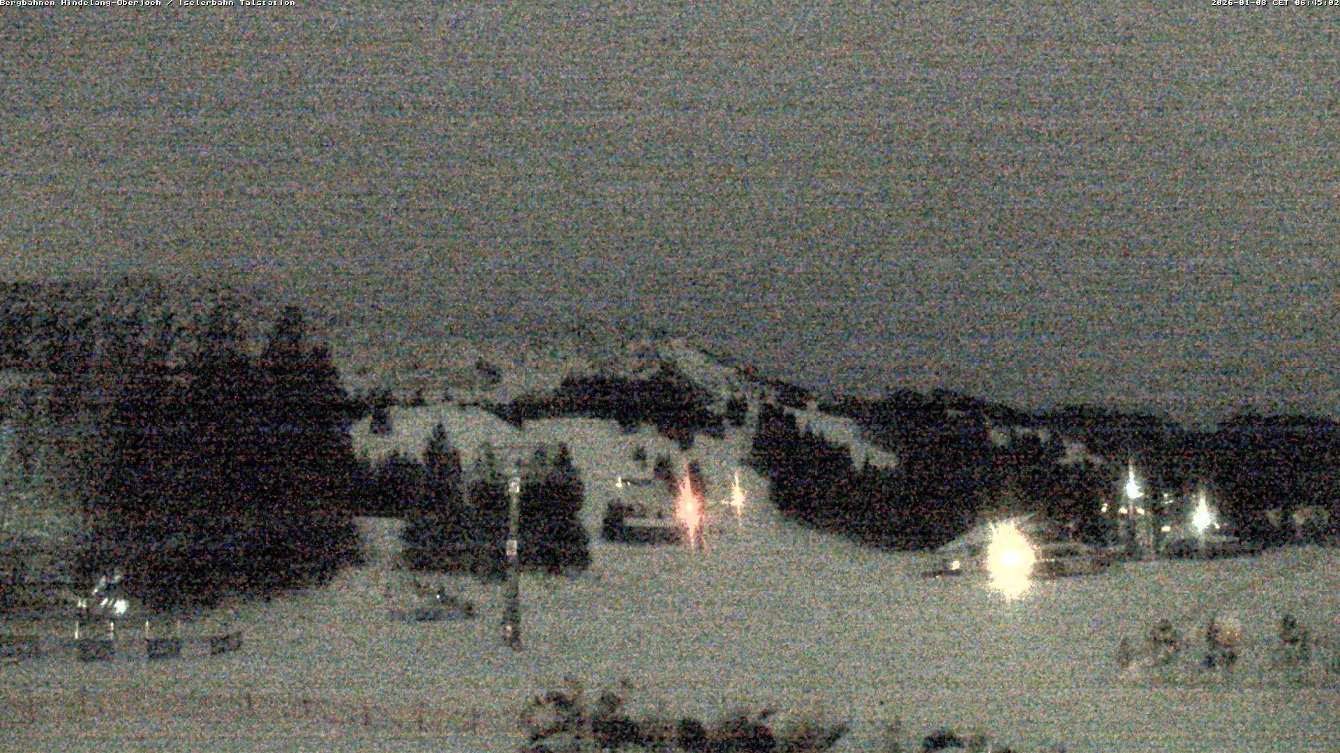 Archiv Foto Webcam Oberjoch - Blick zum Iseler