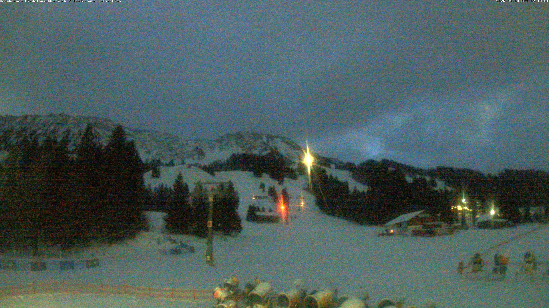 Archiv Foto Webcam Oberjoch - Blick zum Iseler