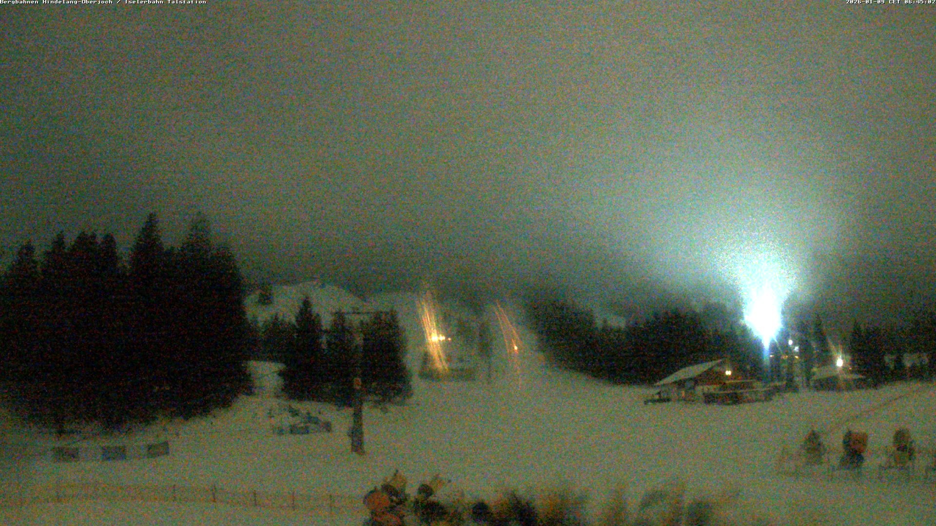 Archiv Foto Webcam Oberjoch - Blick zum Iseler