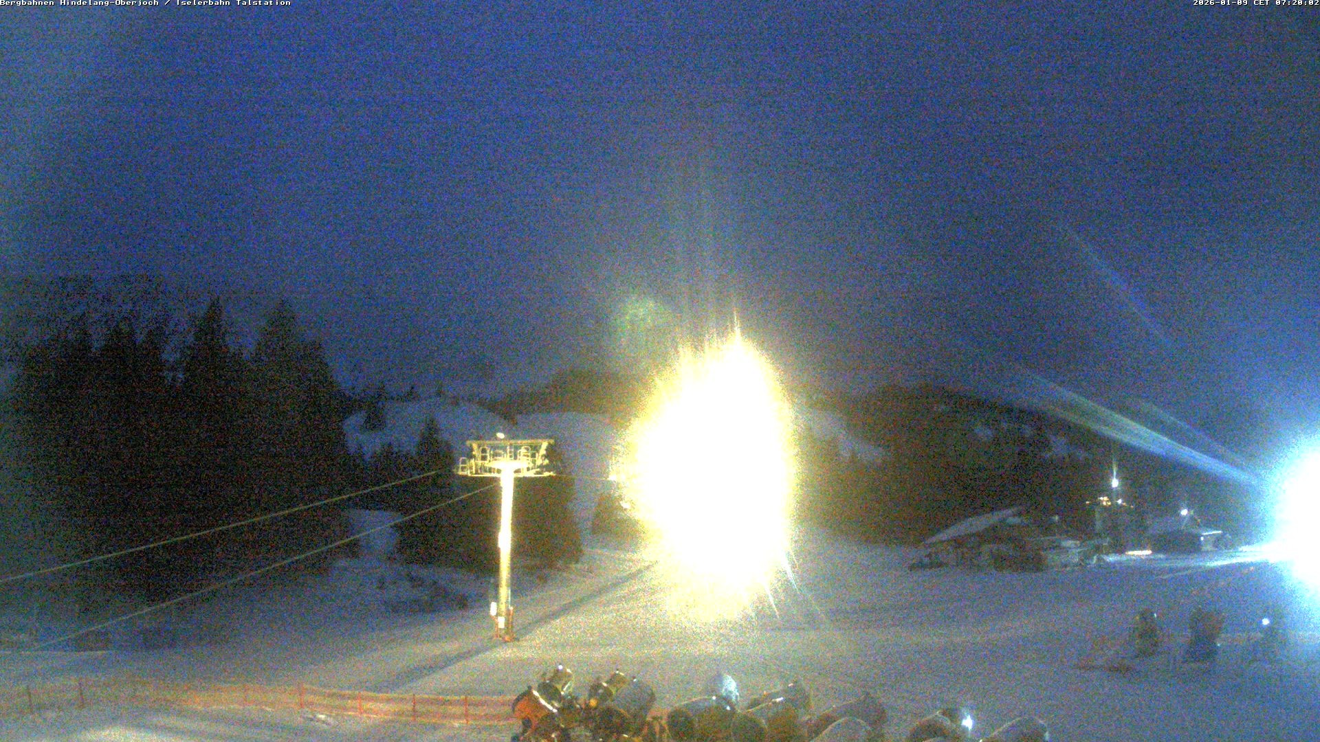 Archiv Foto Webcam Oberjoch - Blick zum Iseler